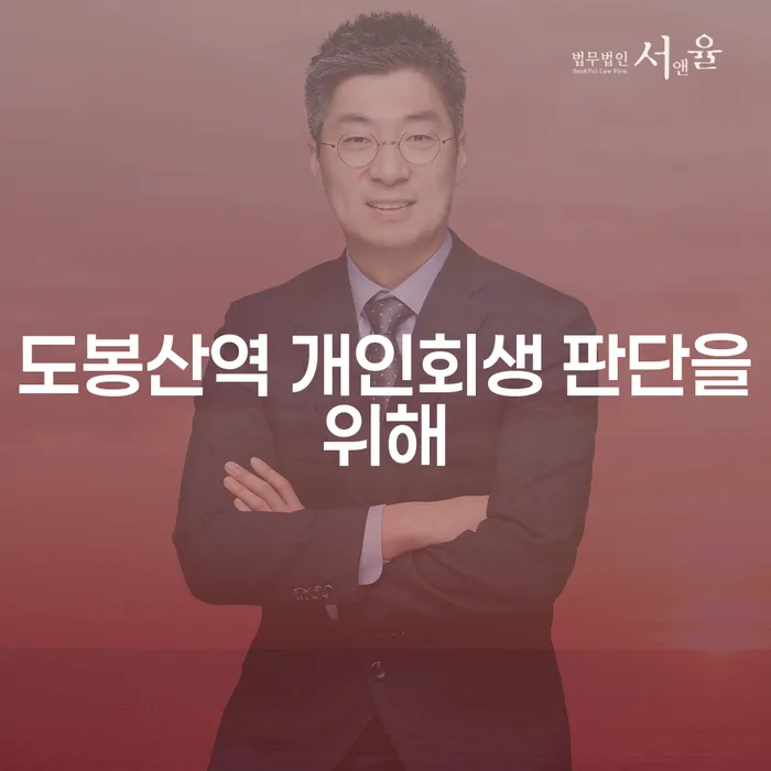 도봉산역 개인회생 판단을위해